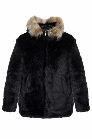 Hooded fur coat, zdjęcie 1 Hooded fur coat od Saint Laurent
